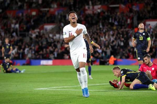 Sancho meledakkan dua gol ketika membantu England meraih kemenangan 5-3 ke atas Kosovo pada aksi Kumpulan A Kelayakan Euro 2020 awal pagi tadi.