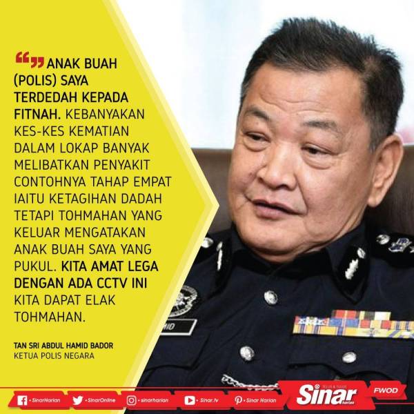 qoute ketua polis negara