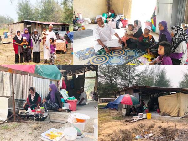 Keluarga Imran Amin, 59, dan Zainun Yaakub, 39 tinggal di bangsal itu bersama lima anak mereka iaitu Siti Nur Shafikah, 16, Siti Nurhidayah, 13, Mohd Amirul, 8, Siti Nurhasanah,5, dan Siti Nurul Fatihah Solehah,2.