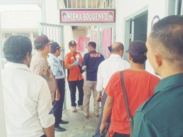 Siasatan awal pihak berkuasa mendapati penjara wanita di Sigi dibakar dengan sengaja. - Foto Kompas