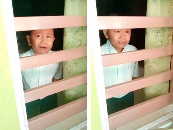 Tular rakaman video menunjukkan Farid menangis teresak-esak kerana takut dicucuk.