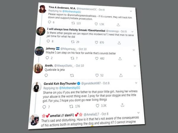 Antara reaksi netizen yang mengecam tindakan lelaki tersebut.