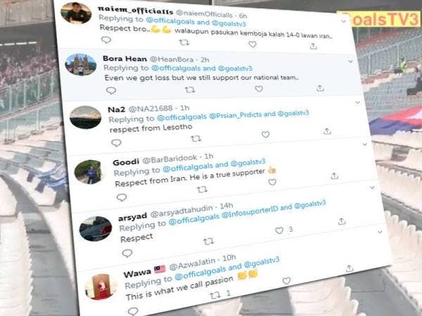 Rata-rata warga Twitter memberikan penghormatan kepada lelaki tersebut.