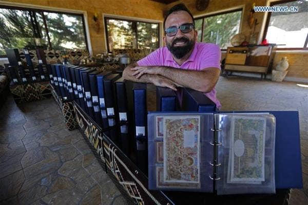 Youssef memiliki 12,282 keping wang kertas daripada pelbagai negara. - Foto Bilal Jawich/Xinhua