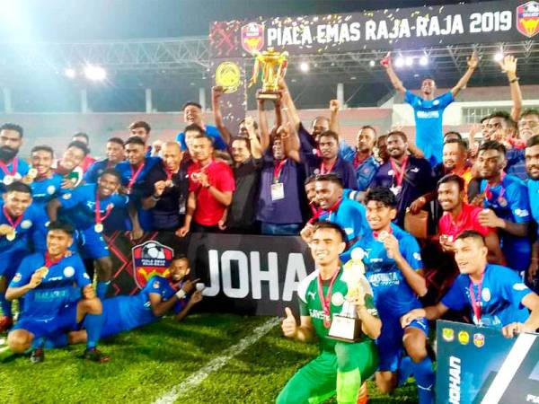 MISC bergembira meraikan kejayaan menjuarai PERR 2019 selepas menewaskan Kuala Lumpur 2-1. - Foto PBMM