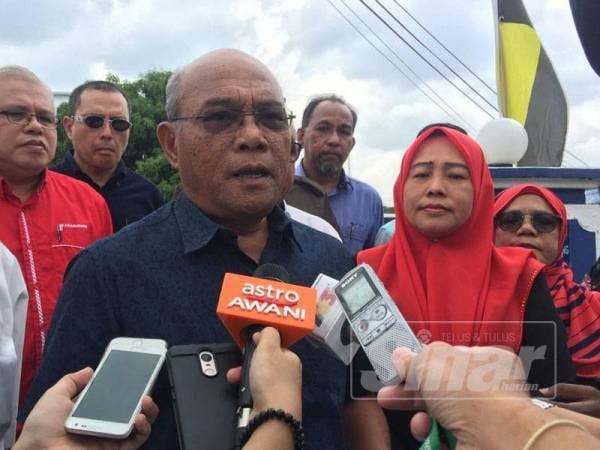 Mohd Khusairi pada sidang media hari ini.