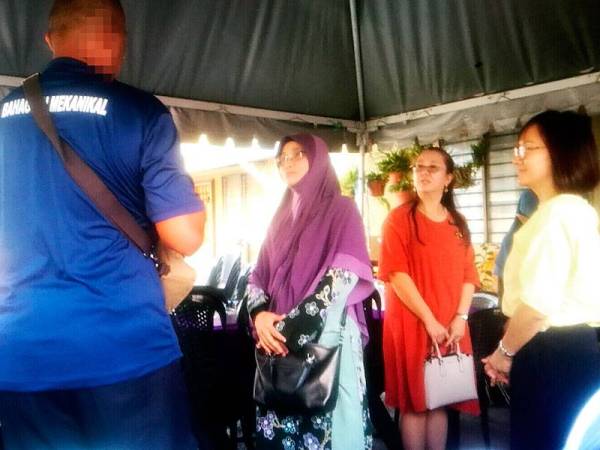 Dalilah dimaklumkan oleh individu itu yang tidak membenarkan petugas media membuat liputan.