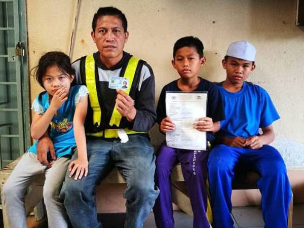 Sardik berharap JPN dapat membantu mendapatkan sijil kelahiran untuk tiga anaknya