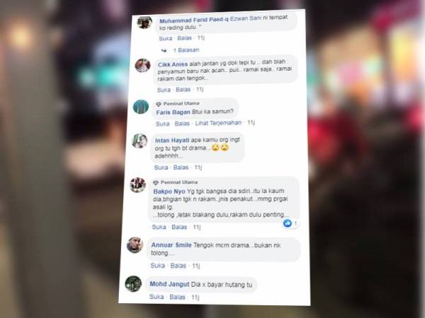 Netizen meluahkan pandangan masing- masing terhadap posting video berkenaan.