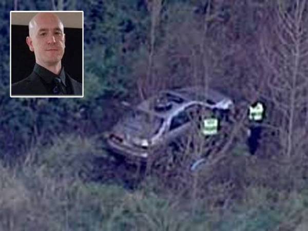 Ryan Linneman ditemui masih hidup selepas seminggu hilang dipercayai terlibat dalam kemalangan. Gambar kecil: Ryan Linneman. - FOTO:AGENSI