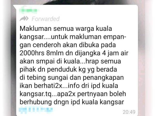 Hebahan palsu yang tular di media sosial hari ini.