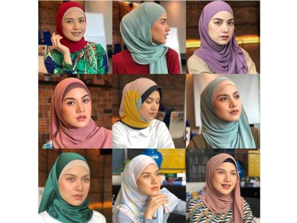 PENAMPILAN Lisa yang stailo dan manis berhijab. Foto: Ihsan @lisasurihani