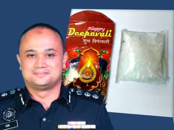 Dadah yang dirampas daripada suspek.