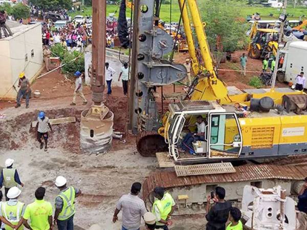 Operasi menyelamat B Sujith Wilson yang berlangsung lebih 80 jam gagal menyelamatkan mangsa.- Foto: PTI