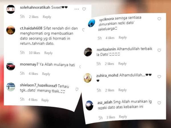 Antara reaksi netizen yang berbangga dengan apa yang dilakukan oleh Fazley