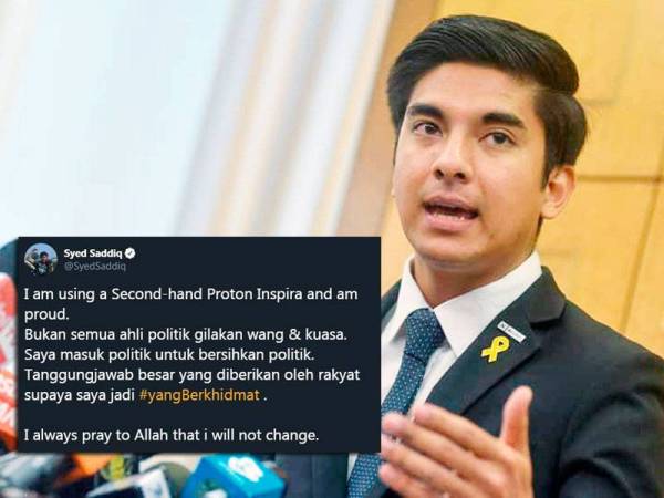 Paparan Twitter Syed Saddiq.