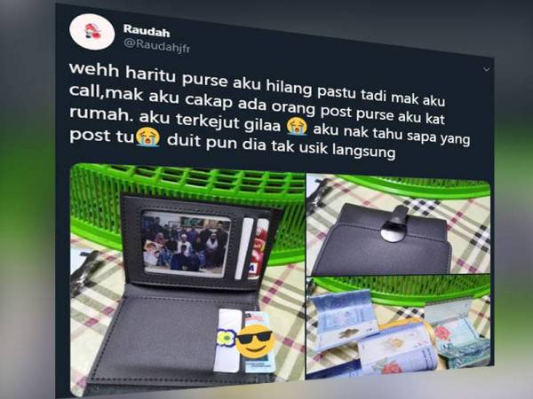 Paparan Twitter Raudah tular di laman sosial.