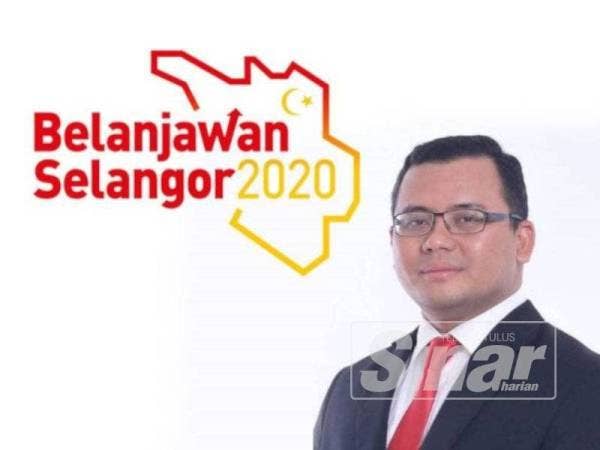 Belanjawan Selangor 2020. Gambar kanan: Amirudin
