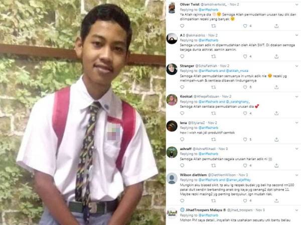 Muhd Irwan merupakan pelajar SMK Cheras.