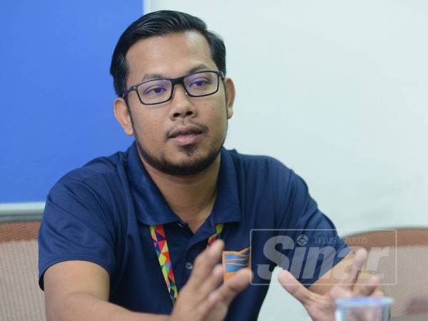 Muhammad Faiz pada sesi wawancara bersama Sinar Harian. - FOTO MOHD IZARI ROSLI