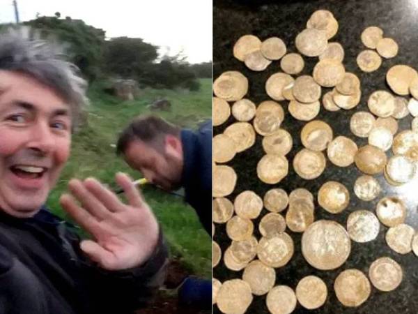 Dua rakan baik ini yang pada mulanya hanya mencari cincin perkahwinan rakannya, namun dikejutkan dengan penemuan emas berusia ribuan tahun.