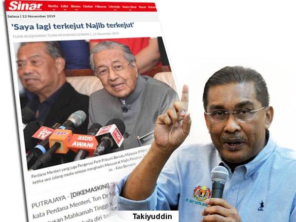 Laporan Sinar Harian berhubung reaksi Perdana Menteri terhadap keputusan Mahkamah Tinggi Kuala Lumpur yang memerintah Najib membela diri terhadap tujuh pertuduhan penyelewengan membabitkan dana SRC International Sdn Bhd.