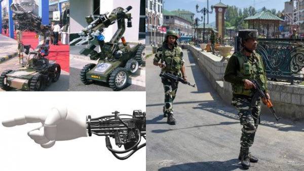 Robot terbabit akan ditempatkan pada barisan hadapan.