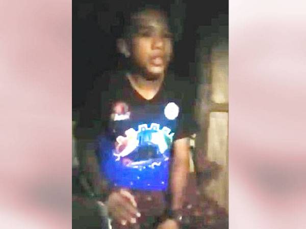 Hashim bertindak membaling batu ke arah buaya dan menarik adiknya, Haina dari buaya tersebut.