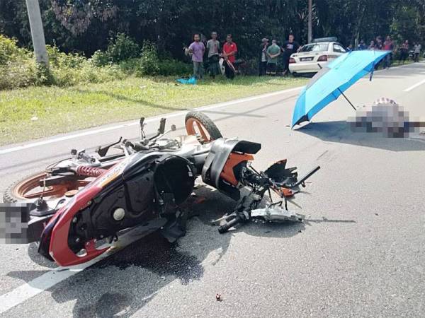 Mangsa meninggal dunia di lokasi kejadian. Foto: PDRM