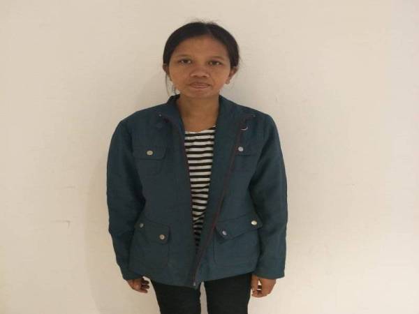 Amah yang dikatakan membawa lari barang kemas dan wang tunai milik ibu majikannya.