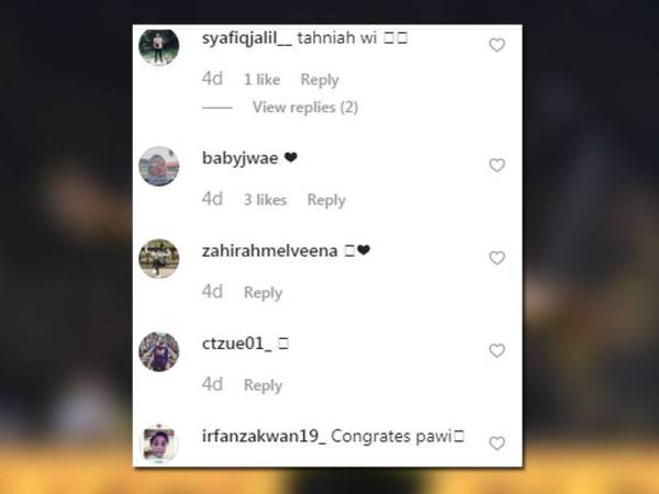 Antara reaksi netizen yang mengatakan kemenangan Safawi adalah berkat doa seorang ibu.