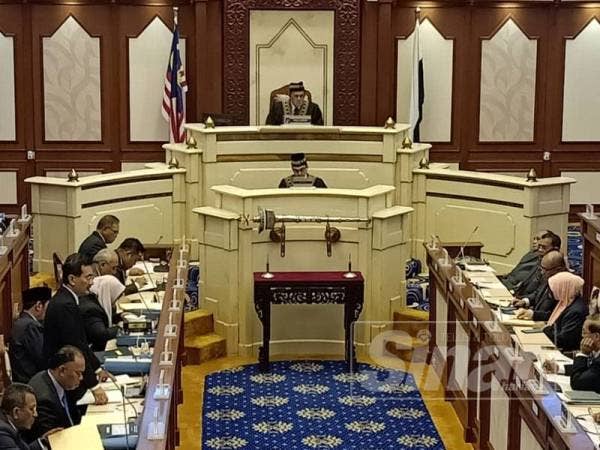 Sidang DUN Pahang yang berlangsung hari ini.