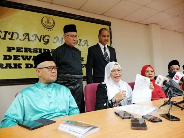 Salbiah pada sidang media semalam.