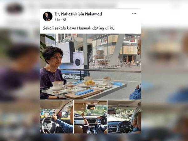 Paparan Facebook Tun Dr Mahathir.