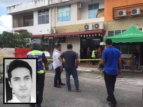 Mangsa ditikam di beberapa bahagian di tempat kerjanya Selasa lalu.- Foto PENANG KINI