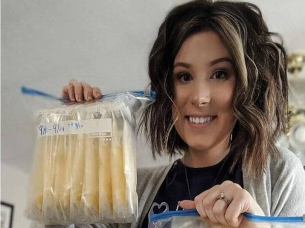 Siera mendermakan susu badan yang diperah selama 63 hari kepada bank susu selepas kematian anaknya tiga jam setelah dilahirkan.