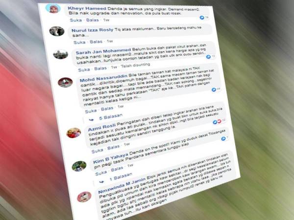Antara reaksi netizen yang bersetuju dengan tindakan PBT terbabit mengenakan tindakan undang-undang bagi memberi pengajaran kepada pesalah.