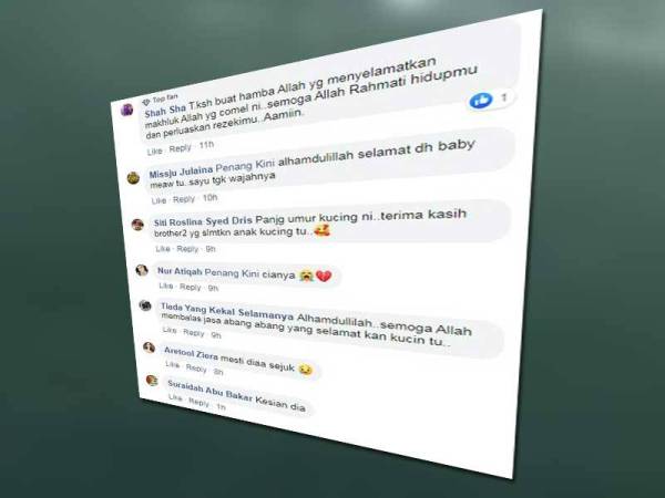 Tangkap layar dari netizen.