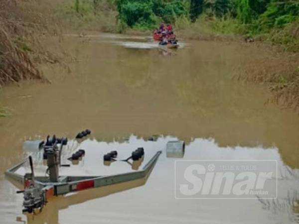 Semasa operasi menyelamat dibuat di kawasan tersebut.