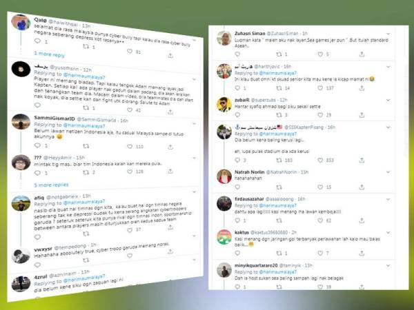Antara reaksi netizen memuji sikap kematangan yang diambil oleh pasukan Malaysia apabila hanya melakukan bantahan dan bukannya pergaduhan.