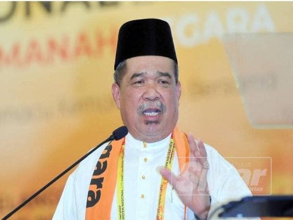 Mohamad menyampaikan ucapan pada Konvensyen Nasional 2019 Parti Amanah yang diadakan di IDCC, Shah Alam hari ini. -Foto: Rosli Talib