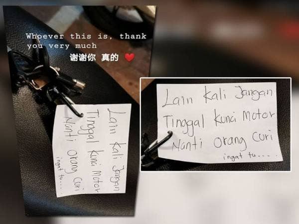 Foto dimuat naik di Facebook Ken Lim sebelum tular di laman sosial.