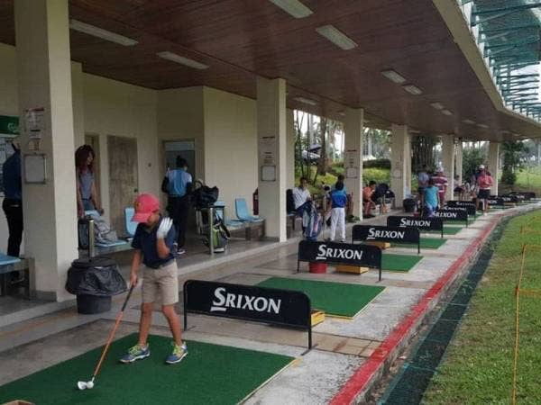 Para peserta giat menjalani latihan hari ini sebelum kejohanan bermula esok.