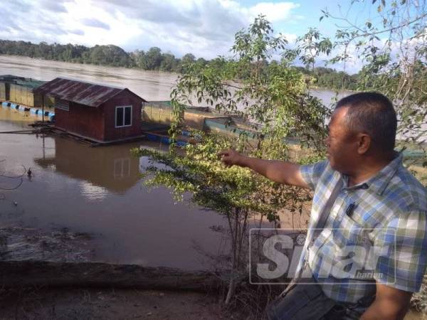 Khaidir menunjukkan sangkar miliknya yang dikosongkan sejak November lalu.