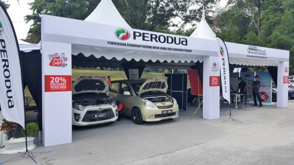 PERODUA akan melakukan pemeriksaan melebihi 50 poin merangkumi bahagian enjin, transmisi, sistem penyejukan, brek, stereng kuasa, klac, tayar, suspensi dan elektrik.