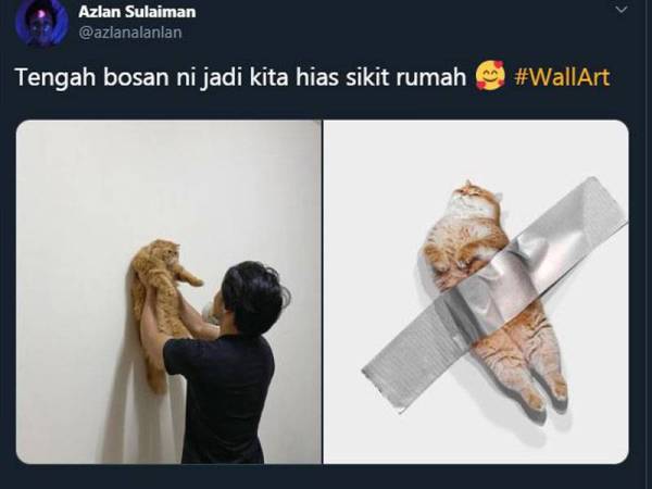 Paparan Twitter Azlan Sulaiman tular di laman sosial.