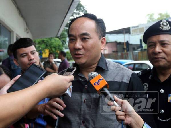 Zaihairul ketika ditemui pemberita selepas kejadian hari ini.