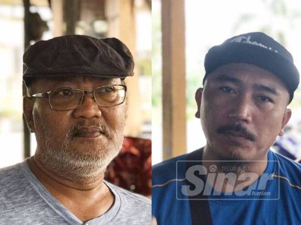 Mazlan Azhar (kiri) dan Saifuddin Mohd Shod.