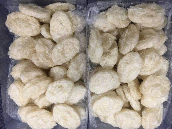 Sarang burung walit yang siap diproses turut dirampas.