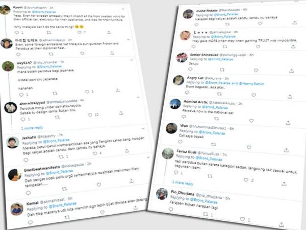 Antara reaksi netizen yang memberi sokongan dan bersetuju dengan pandangan pelakon tersebut.